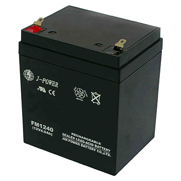  Sealed Lead-Acid Battery (12V, 4Ah)