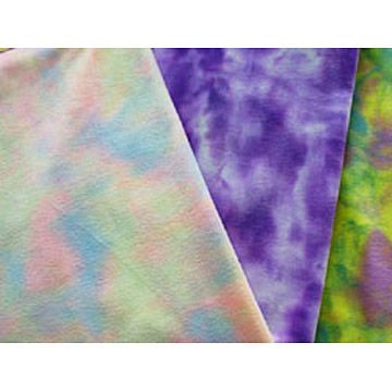  100% Polyester Fabric Dyed by Handwork (100% полиэстер, ткань ручной работы по крашеный)