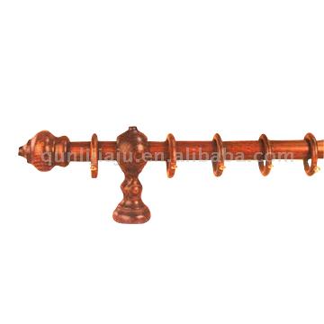 Wooden Curtain Rod (Holz Gardinenstange)