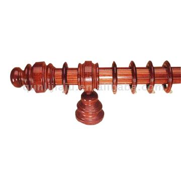 Wooden Curtain Rod (Holz Gardinenstange)