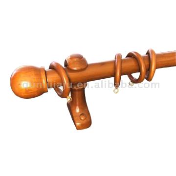 Wooden Curtain Rod (Деревянный карниз)