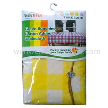  PEVA Cotton Added Table Cloth (PEVA Хлопок Добавлено Скатерть)