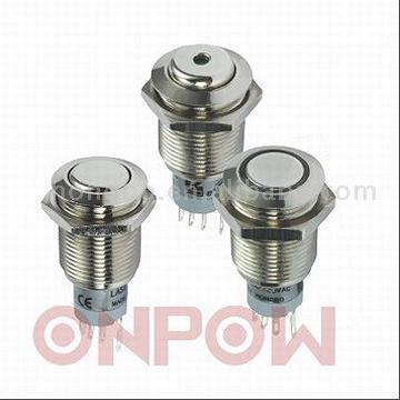  Anti-Vandal Pushbutton Switches (RoHS Compliant, ONPOW GQ Series) ( Anti-Vandal Pushbutton Switches (RoHS Compliant, ONPOW GQ Series))