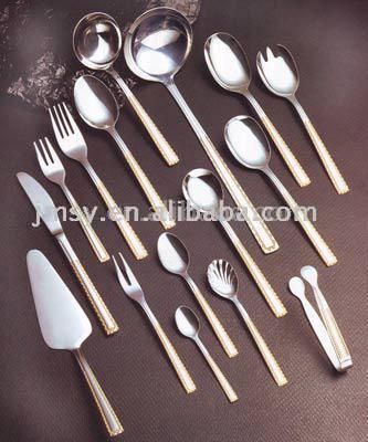  Gold Coated Flatware (Gold Coated Bestecke)