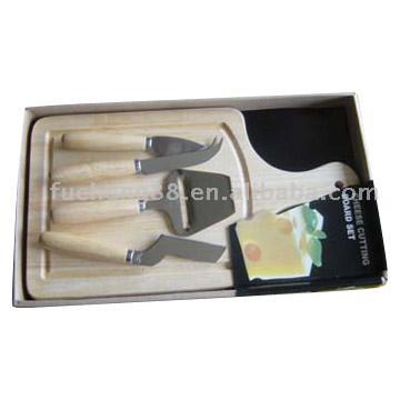  Wooden Board & Cheese Knife (Деревянной доске & Нож для сыра)