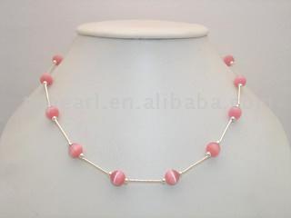  Handcrafted Sterling Tin Cup Gemstone Necklace (Ручной работы стерлингов Tin Cup Gemstone ожерелье)