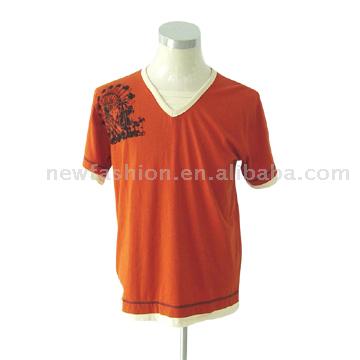  Men`s V-Neck T-Shirt ( Men`s V-Neck T-Shirt)