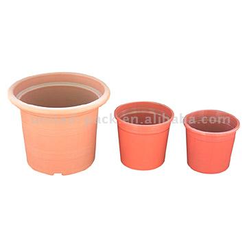  Plastic Flower Pot (Пластиковый Горшок)