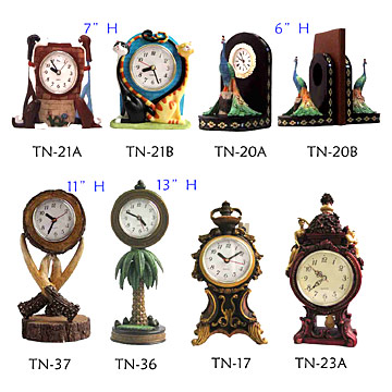  Polyresin Clock