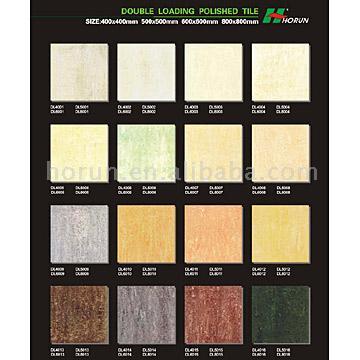  Double Loading Polished Tile (Chargement Double poli Tile)