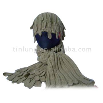 Knitted Hat & Scarf
