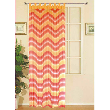  Printed Voile Curtain