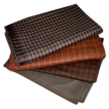  Woolen Checked Fabric