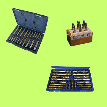  End Mill Sets HSS with Wooden Case ( End Mill Sets HSS with Wooden Case)