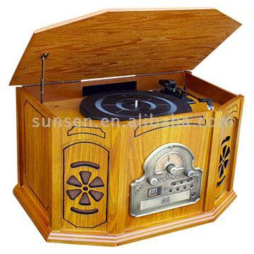  Turntable with Radio and CD Music Center (Проигрыватель с радио и CD Музыкальный центр)