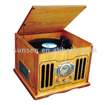  Classical Turntable with Radio, CD and Cassette (Классический проигрыватель с радио, CD и кассеты)