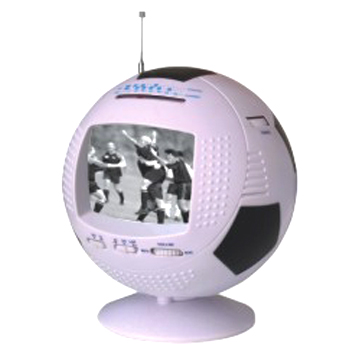  5.5" B/W TV with AM/FM Radio (5.5 "Ч / б телевизор с АМ / FM-радио)