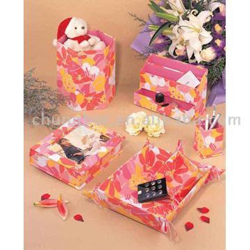  Floral Canvas Fabric Boxes (Цветочные Канва коробки)
