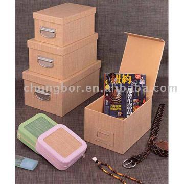  Woven Tweed Organizer Boxes (Tweed tissé Organisateur Boxes)