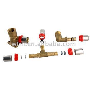  Brass Fittings with Sleeves and Circles (Brass Fittings mit Ärmel und Kreise)