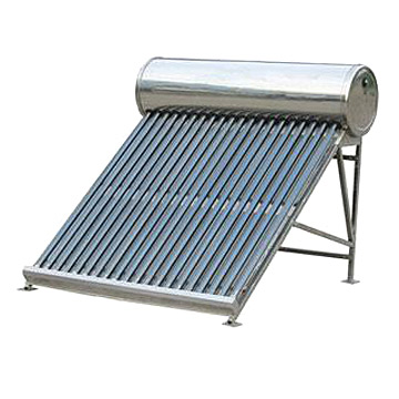  Solar Water Heater with Glass Vacuum Tubes (Chauffe-eau solaire à tubes en verre sous vide)