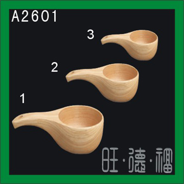  Wooden Spoon and Cup