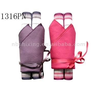  Bamboo Placemat and Cotton Napkin ( Bamboo Placemat and Cotton Napkin)
