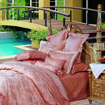  7pc Jacquard Bedding Set (7pc жаккард Комплекты постельных принадлежностей)