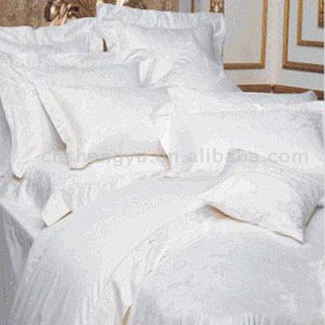  Satin Jacquard Embroidered 9pcs Bedding Set ( Satin Jacquard Embroidered 9pcs Bedding Set)