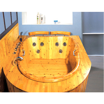  Wooden Bathtub