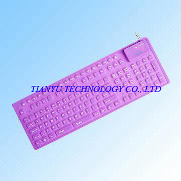  127-Key Multimedia Flexible Keyboard