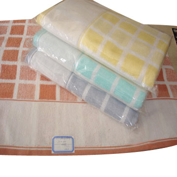  Shearing Yarn Dyed Bath Towel