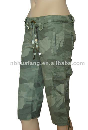  Ladies Camo Printed Pants