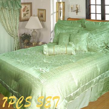  Jacquard 7pcs Bedding Set