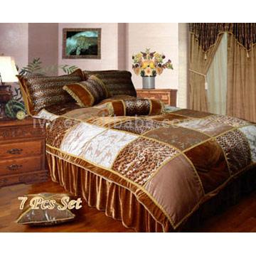  Patchwork 7pcs Bedding Set (Patchwork 7pcs Ensemble de literie)