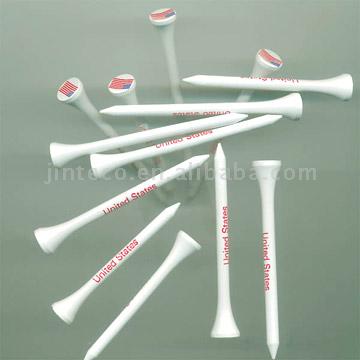  Flaged Golf Tee (Ailerons Golf Tee)