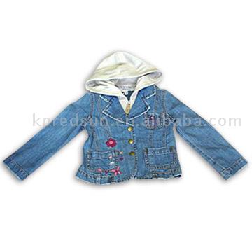  Girls` Jean Coat ( Girls` Jean Coat)