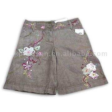  Girls` Corduroy Pants ( Girls` Corduroy Pants)