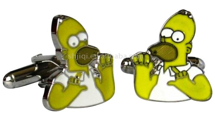  Enamel Cuff Link