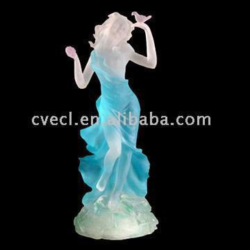  Frosted Polyresin Figurine (Морозные Polyresin Фигурка)