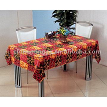  PVC Table Cloth with Non-Woven Backing ( PVC Table Cloth with Non-Woven Backing)