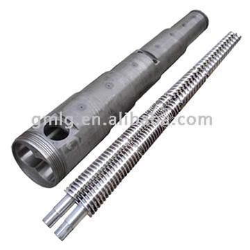  Screw and Barrel for Conical-Twin screw Extruders ( Screw and Barrel for Conical-Twin screw Extruders)