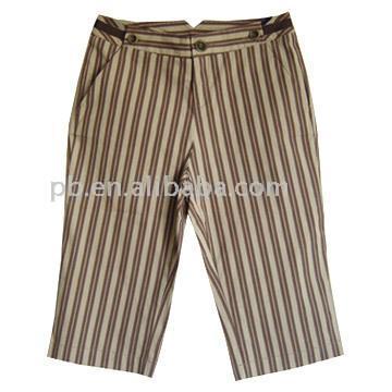  Lady`s Y/D Cotton 1/2 Pants ( Lady`s Y/D Cotton 1/2 Pants)