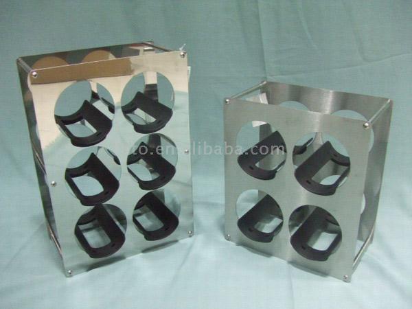  18/0 Stainless Steel 4pcs Wine Rack ( 18/0 Stainless Steel 4pcs Wine Rack)