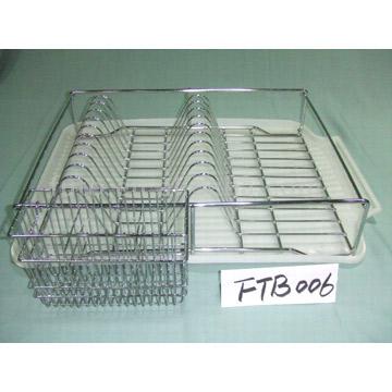  Chrome Dish Rack with Tray (Хром сушилка с лотком)