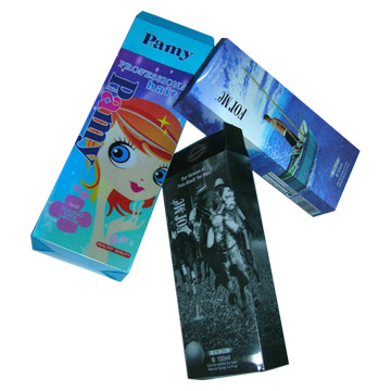  3D Lenticular Folding Box for Packing Cosmetic (Lenticulaire 3D Boîte pliante pour emballage cosmétiques)