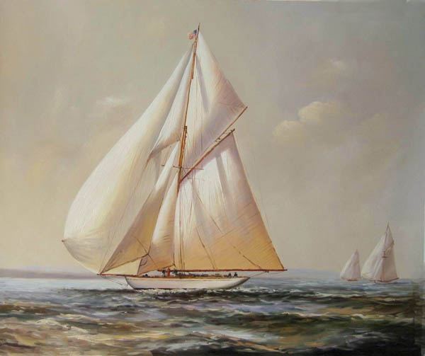  Boat Scene Oil Painting ( Boat Scene Oil Painting)