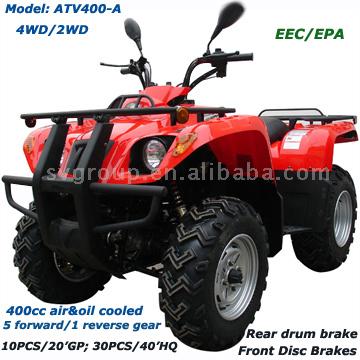  EEC/EPA Approved 400cc ATV (ЕЭС / EPA Утвержденный 400cc ATV)