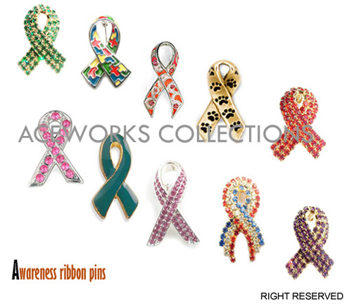  Brooch (Awareness Ribbon) (Броши (Символическая ленточка))