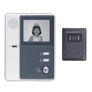  B/W Wired Hands-Free Video Door Phone (Ч / Б проводной Hands-Fr  Video Домофонные)